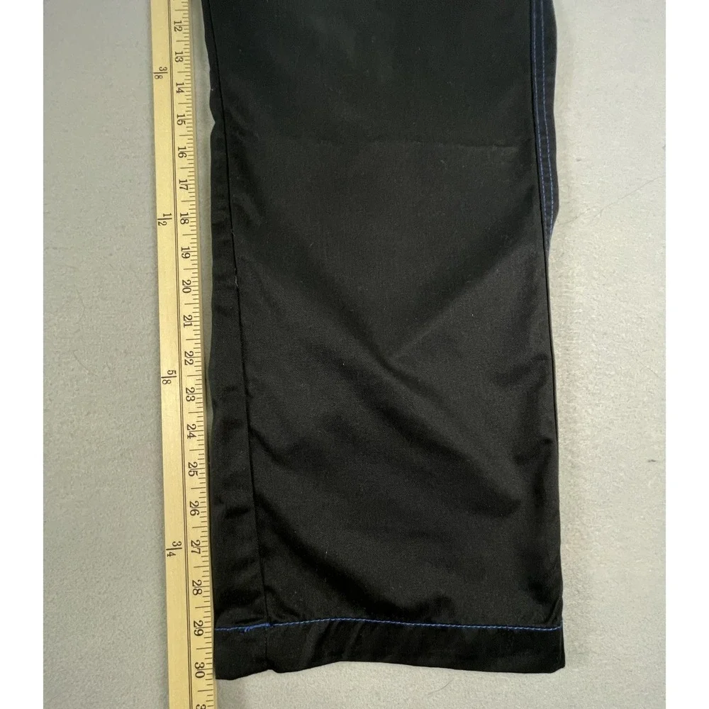 True Religion Cargo Pants Mens 34 Black Pacific Blue Straight Leg NWT Y2K Style